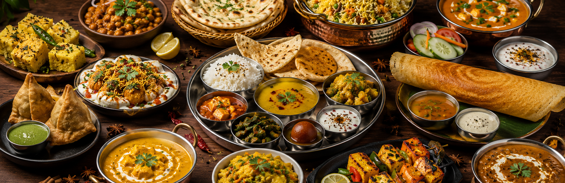 Bengali Sweets & Restaurant fresh Indian vegetarian food platter in Toronto