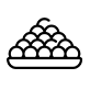 Traditional Indian Sweets and Mithai Category Icon