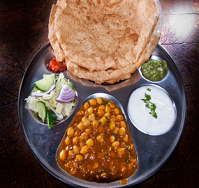 best indian Chana Bhatura  - indian food by indian restaurant, bengali sweets and restaurant serving Etobicoke, North york, Scarborough, Markham, Mississauga, Toronto, Brampton, Vaughan, Oakville, Caledon, Gta, York, Ontario.