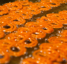 best indian Jalebi  - indian sweet by indian restaurant, bengali sweets and restaurant serving Etobicoke, North york, Scarborough, Markham, Mississauga, Toronto, Brampton, Vaughan, Oakville, Caledon, Gta, York, Ontario.